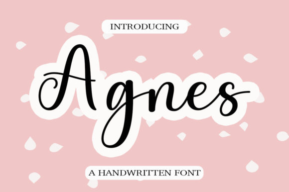Agnes: A Playful Script Font for Web Design