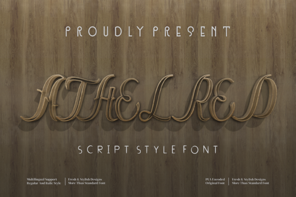 Athelred: A Handwritten Script Font for Romantic Branding