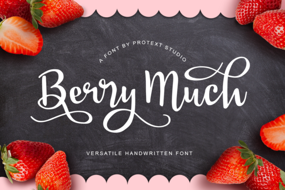 Berry Much: A Sweet Script Font for Handmade Creations