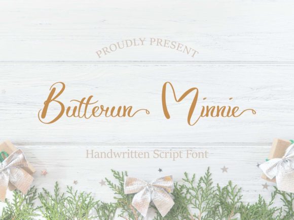 Butterun Minnie: A Playful Script Font for Digital Creativity