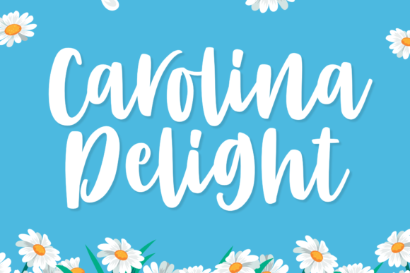 Carolina Delight: A Playful Script Font for Creative Campaigns