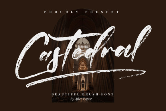 Castedral: A Luxurious Script Font for Editorial Design