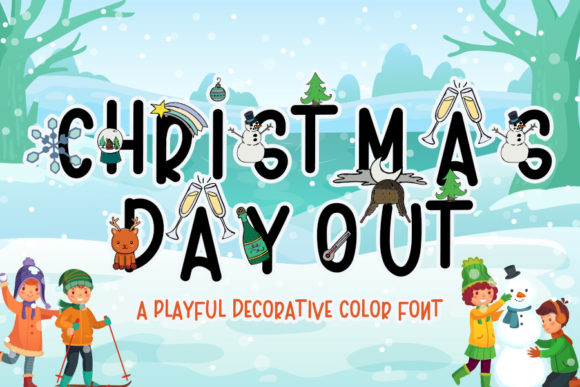Christmas Day Out Font for Web Design