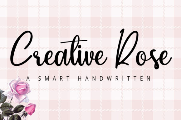 Creative Rose Font for Campaign Design