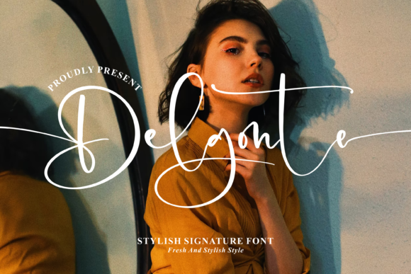 Delgonte: A Magical Script Font for Digital Branding
