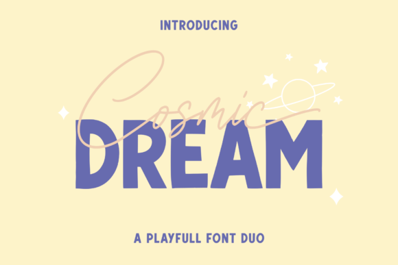 Discover Cosmic Dream: A Chic Font for Branding Projects