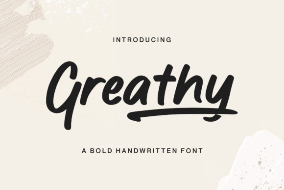 Discovering Greathy: A Handwritten Font for Modern Branding
