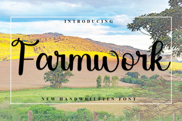 Farmwork Font for Handmade Creations