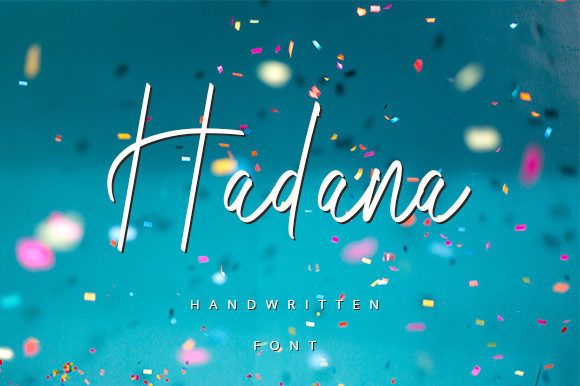 Hadana: A Handwritten Font for Editorial Elegance