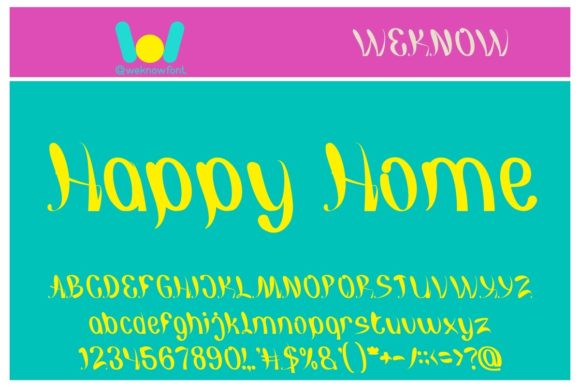Happy Home: A Handwritten Font That Elevates Campaign Creativity