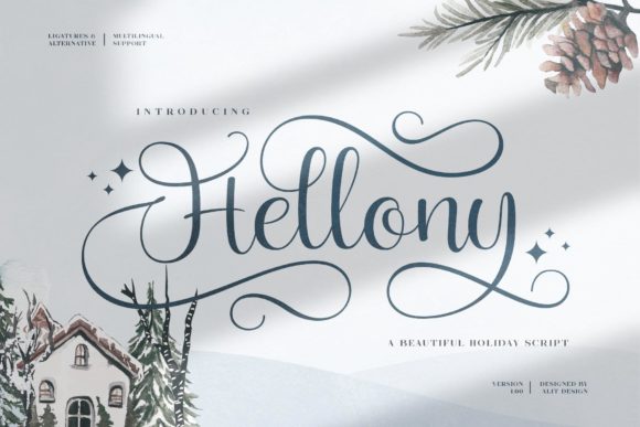 Hellony: A Handwritten Font That Elevates Branding