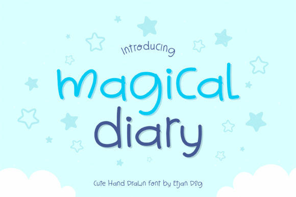 Magical Diary: A Handwritten Font for Editorial Design
