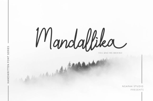 Mandallika: A Handwritten Font for Personalized Branding
