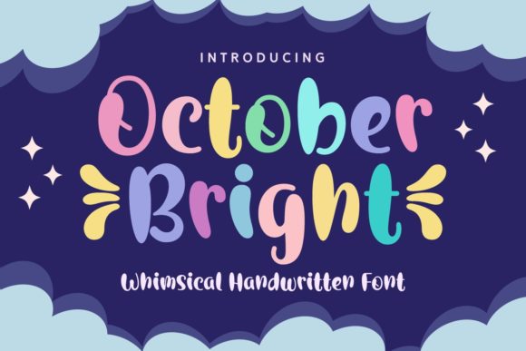 October Bright Font for Web Design