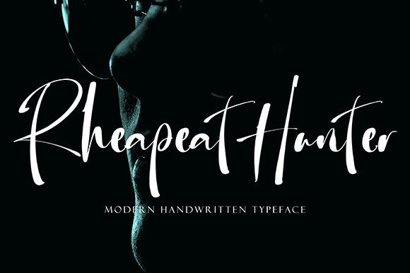 Rhepeat Hunter: A Delicate Script Font for Thoughtful Typography
