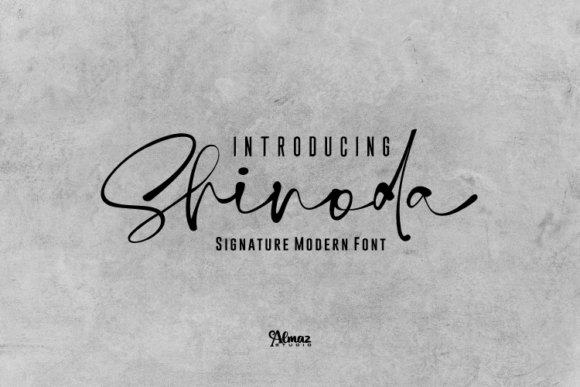 Shinoda: A Handwritten Font for Elegant Editorial Design