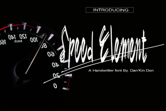 Speed Element: A Handwritten Font for Professional Branding