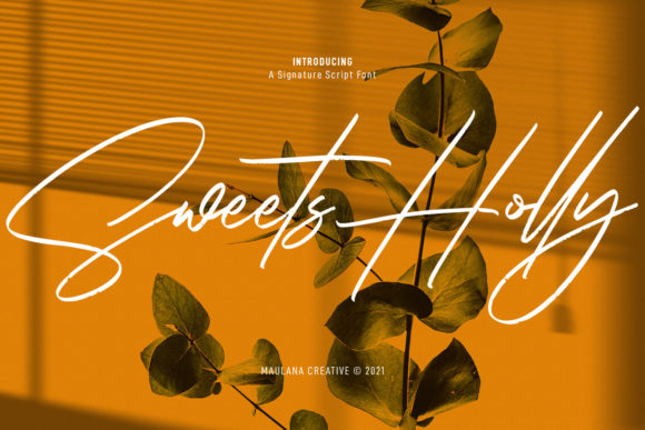 Sweets Holly: A Handwritten Font for Modern Branding