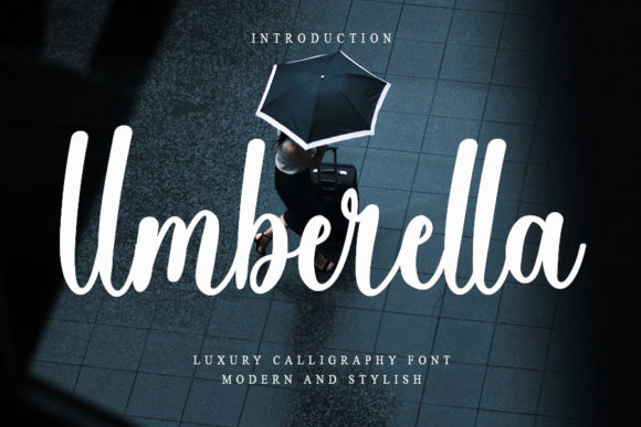Umberella Font for Editorial Design and Content Creation