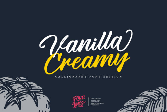 Vanilla Creamy: A Script Font for Elegant Branding